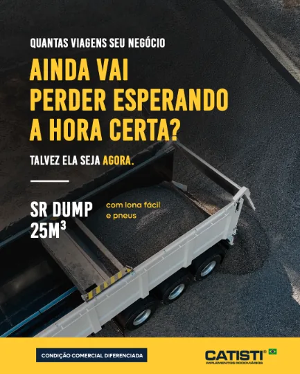 Post Instagram: condição comercial diferenciada SR Dump 25m³ Catisti