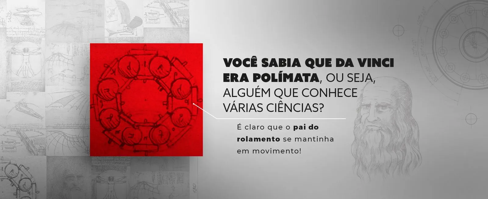 Conceito da campanha Dia do Rolamento
