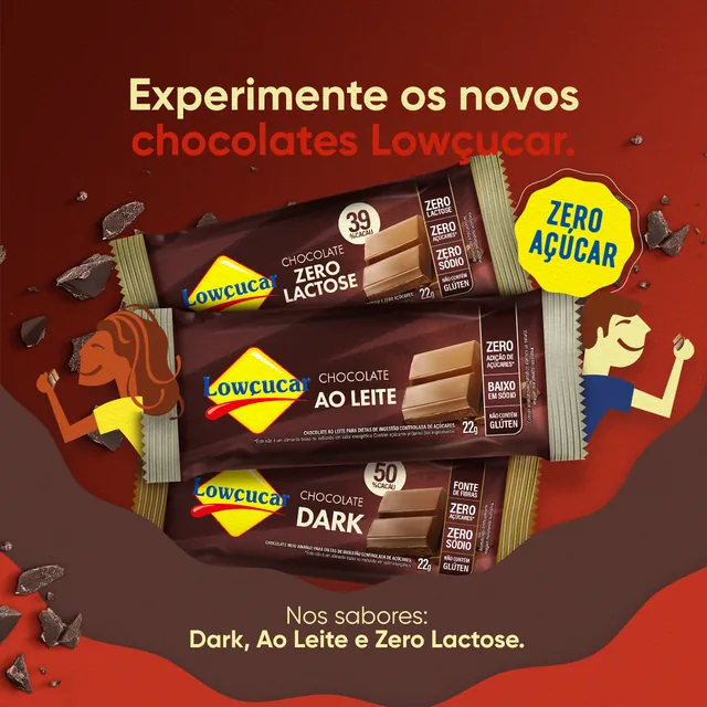 Novos chocolates Lowçucar