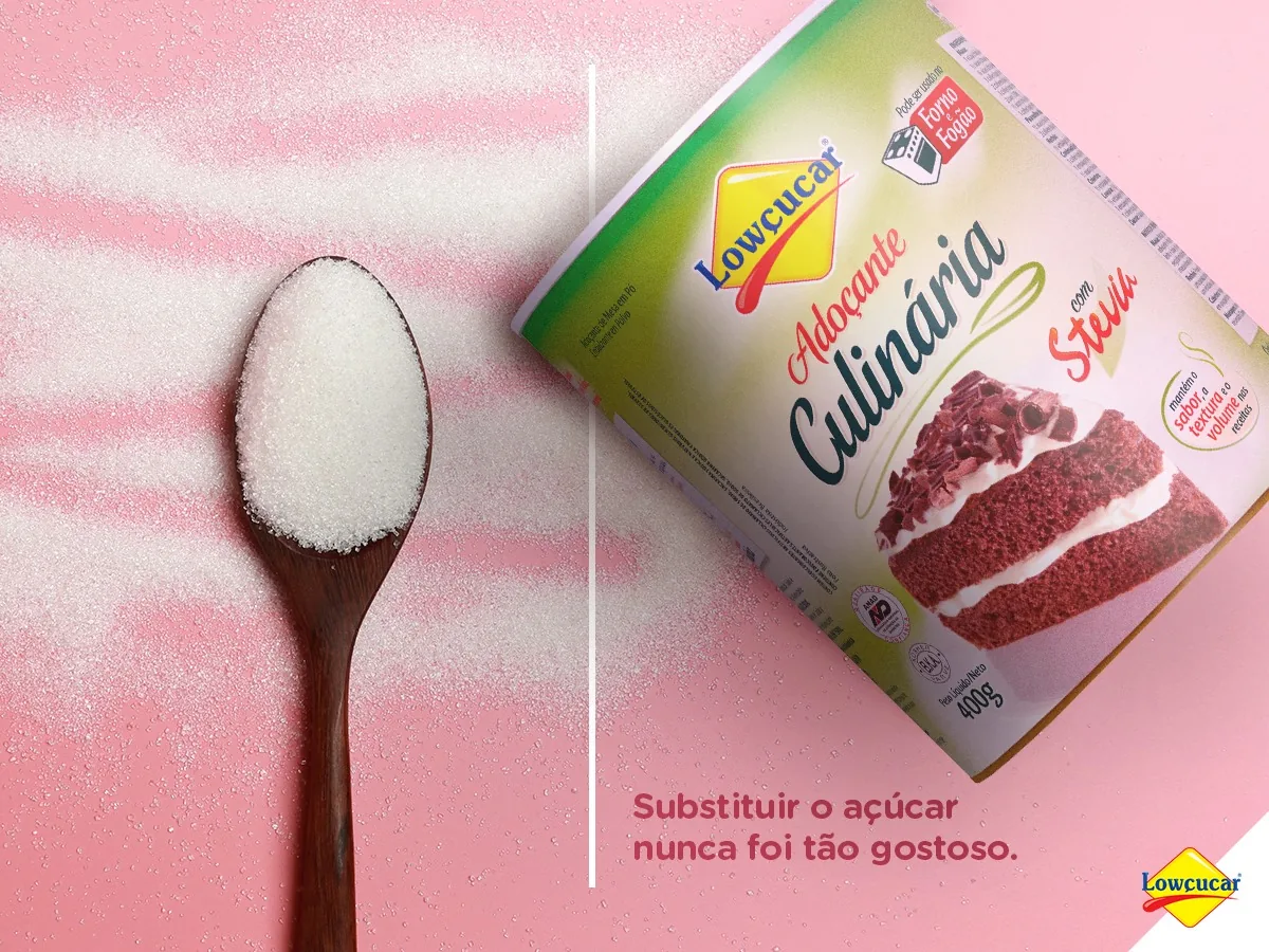 Adoçante Culinária · Substituir o açúcar nunca foi tão gostoso