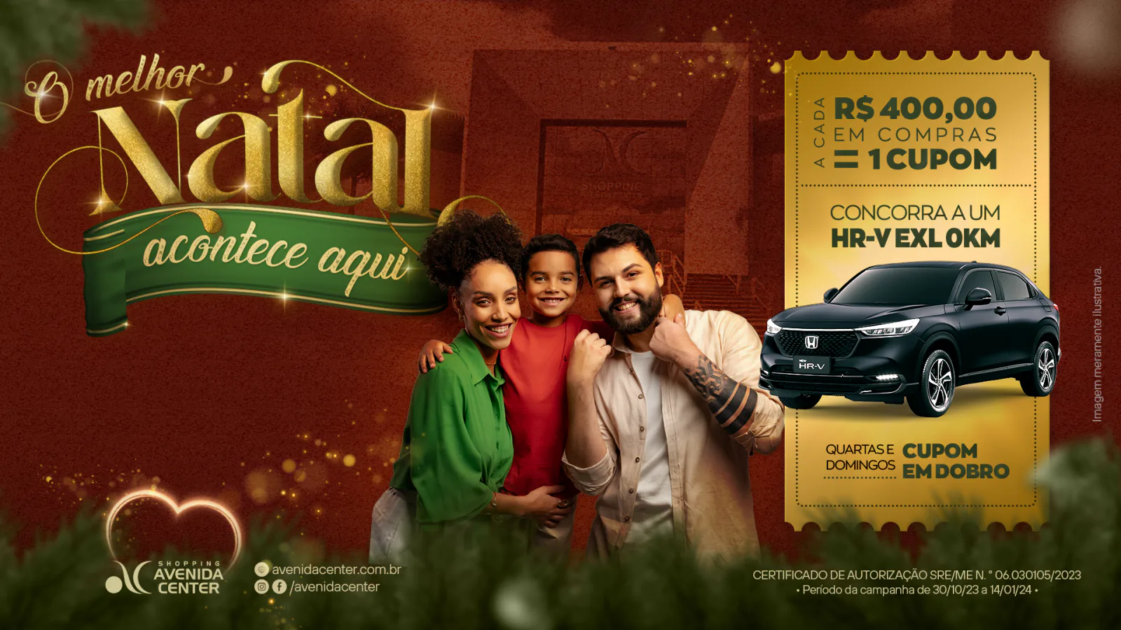 Shopping Avenida Center · O melhor Natal acontece aqui