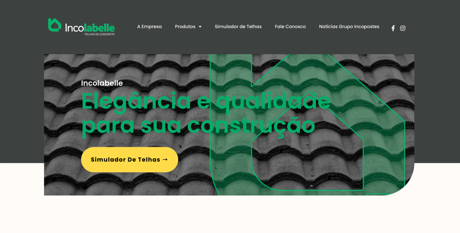 Site desenvolvido pela Bangboo para Incolabelle